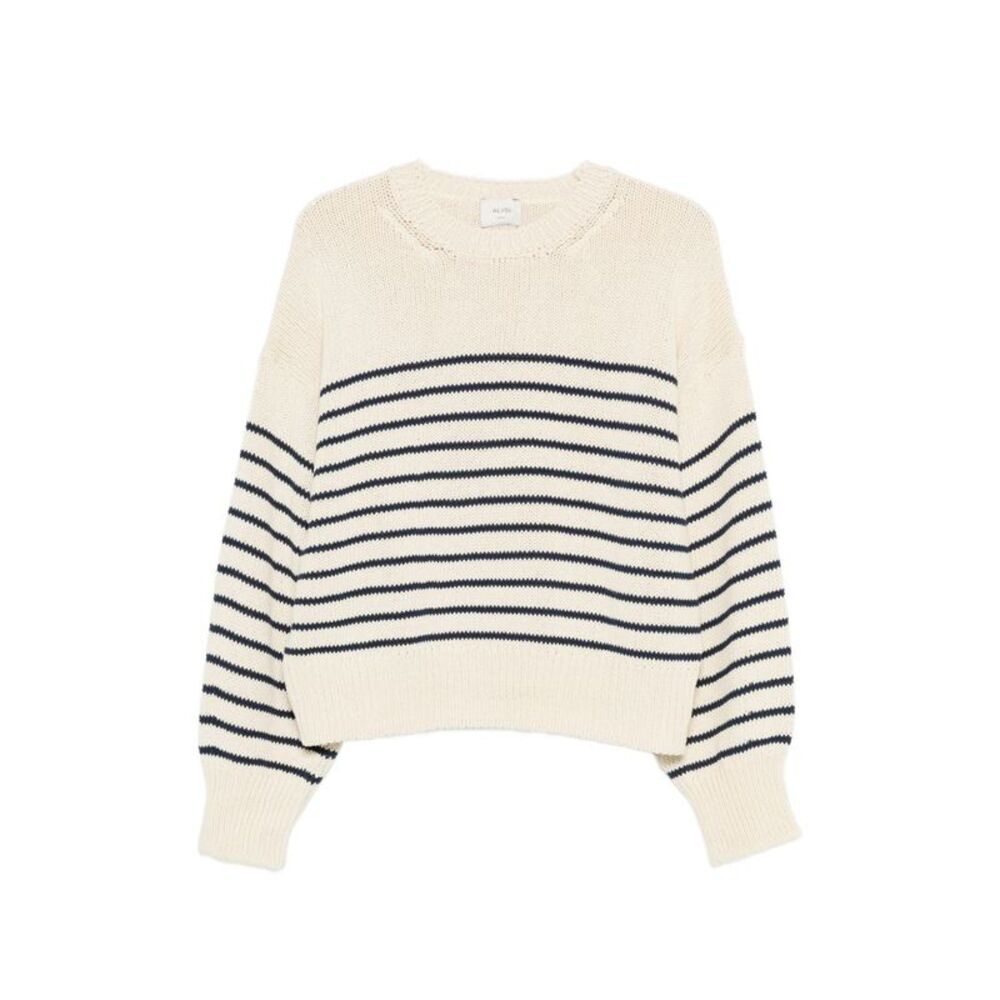 Alysi Women's Cotton Crewneck Sweater